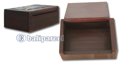 Wooden Box, Hand Carved From Sono Wood