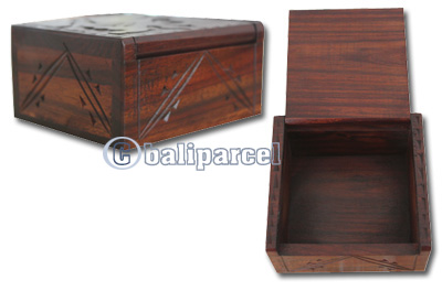 Wooden Box, Hand Carved From Sono Wood