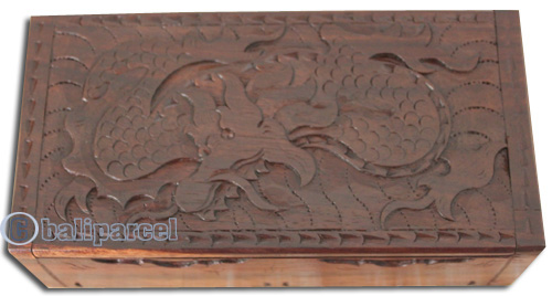 Wooden Box, Hand Carved From Sono Wood