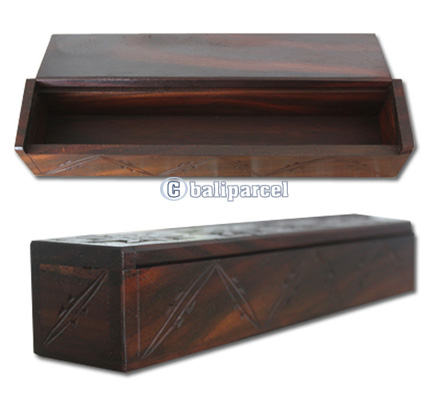Wooden Box, Hand Carved From Sono Wood