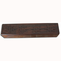 Wooden Box, Hand Carved From Sono Wood