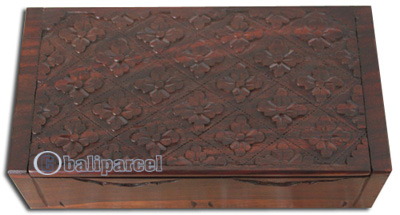 Wooden Box, Hand Carved From Sono Wood