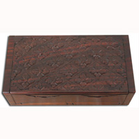 Wooden Box, Hand Carved From Sono Wood