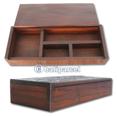 Wooden Box, Hand Carved From Sono Wood