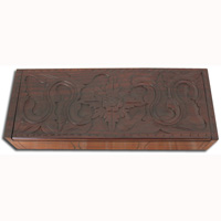 Wooden Box, Hand Carved From Sono Wood