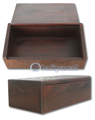 Wooden Box, Hand Carved From Sono Wood