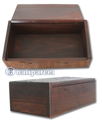 Wooden Box, Hand Carved From Sono Wood