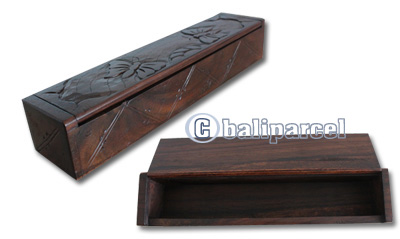 Wooden Box, Hand Carved From Sono Wood