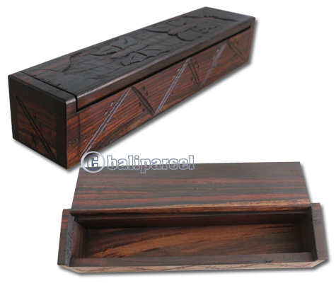 Wooden Box, Hand Carved From Sono Wood