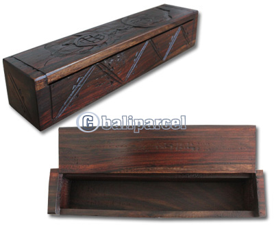 Wooden Box, Hand Carved From Sono Wood