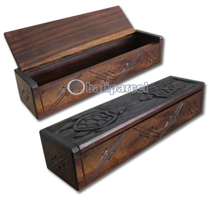 Wooden Box, Hand Carved From Sono Wood