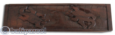 Wooden Box, Hand Carved From Sono Wood