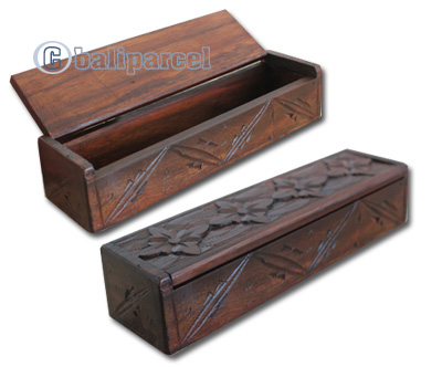 Wooden Box, Hand Carved From Sono Wood