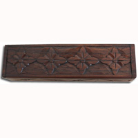 Wooden Box, Hand Carved From Sono Wood