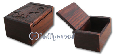 Wooden Box, Hand Carved From Sono Wood