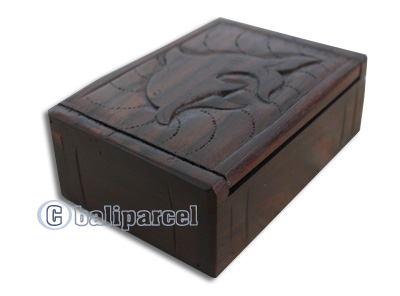 Wooden Box, Hand Carved From Sono Wood