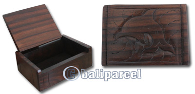 Wooden Box, Hand Carved From Sono Wood