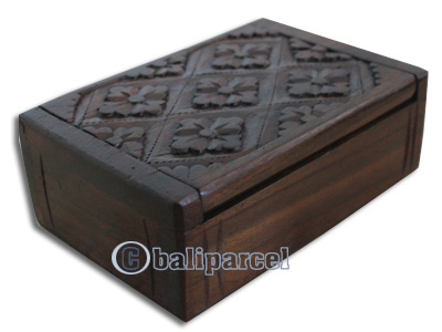 Wooden Box, Hand Carved From Sono Wood