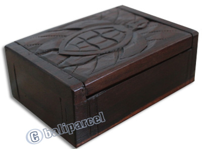 Wooden Box, Hand Carved From Sono Wood