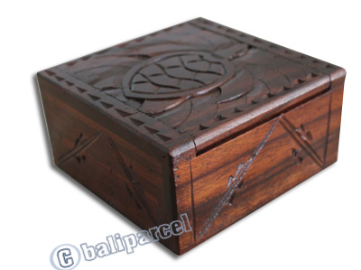 Wooden Box, Hand Carved From Sono Wood