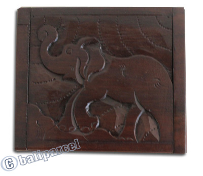 Wooden Box, Hand Carved From Sono Wood