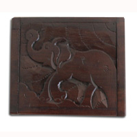Wooden Box, Hand Carved From Sono Wood