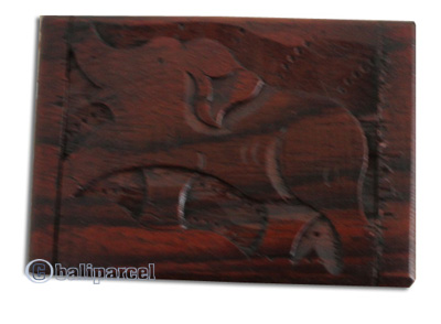 Wooden Box, Hand Carved From Sono Wood