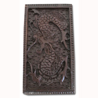 Wooden Box, Hand Carved From Resin