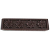Wooden Box, Hand Carved From Resin, With Bali Flower Carving