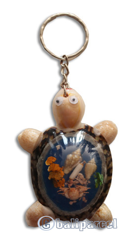 Turtle Keyrings, Made From Shell
