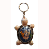 Turtle Keyrings, Made From Shell