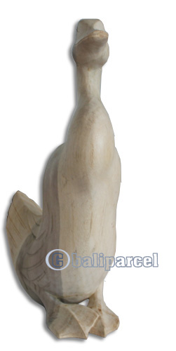 Wooden Duck, Hand Carved From Waru Wood