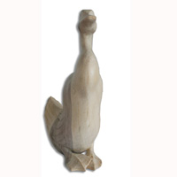 Wooden Duck, Hand Carved From Waru Wood