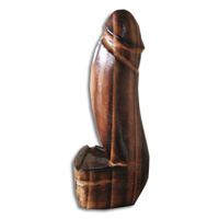  Wooden Ashtray Penis, Handcrafted From Jempinis Wood