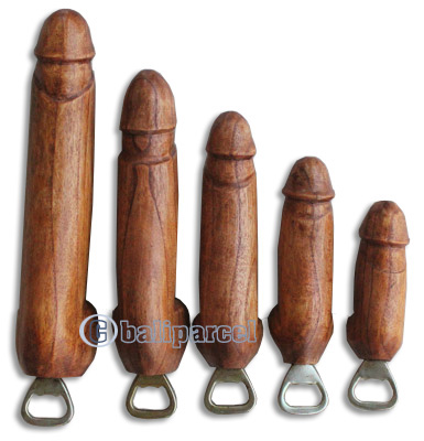 Bottle Opener Brown, Handcrafted From Jempinis Wood