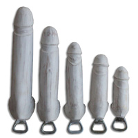 Bottle Opener White Wash, Handcrafted From Jempinis Wood