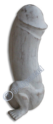 Wooden Abstract White Wash, Handcrafted From Jempinis Wood