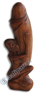 Wooden Abstract Brown, Handcrafted From Jempinis Wood
