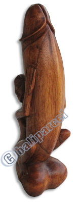 Wooden Abstract Brown, Handcrafted From Jempinis Wood