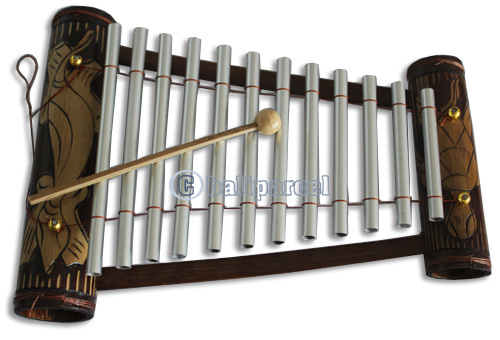 Rindik, Hand Made From Aluminium And Bamboo