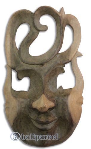 Wooden Mask Carving, Hand Carved From Waru Wood