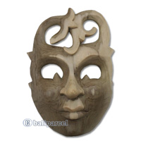 Wooden Mask Carving, Hand Carved From Waru Wood