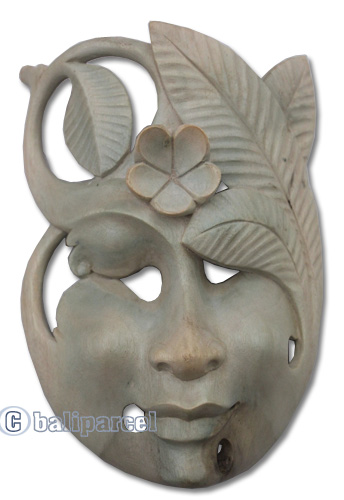 Wooden Mask Carving, Hand Carved From Waru Wood