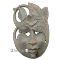 Wooden Mask Carving, Hand Carved From Waru Wood