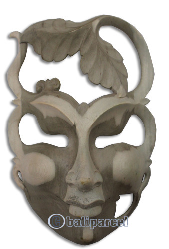 Wooden Mask Carving, Hand Carved From Waru Wood