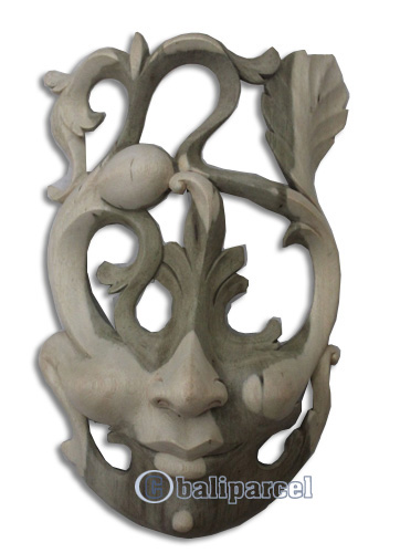 Wooden Mask Carving, Hand Carved From Waru Wood