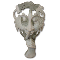 Wooden Mask Carving, Hand Carved From Waru Wood