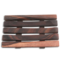 Wooden Soap Dish, Hand Carved From Sono Wood 