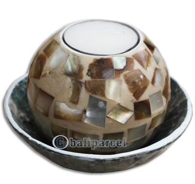 Resin Candle With Shell