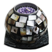 Resin Candle With Shell